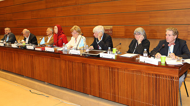 در پارلمان اروپا همراه با رييس جمهور برگزيده مقاومت