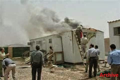 حمله موشكي به كمپ ليبرتي-عكس از آرشيو